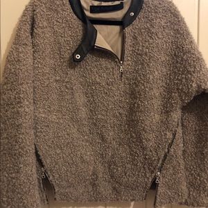 Yigal Azourel half zip lambs wool pullover